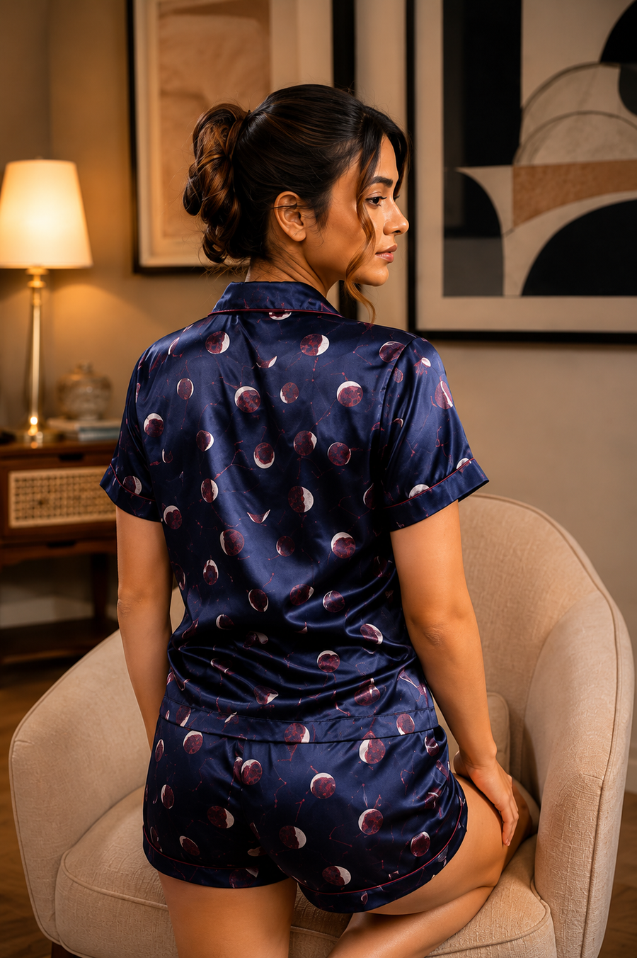 Liquid Satin Co-ord 1