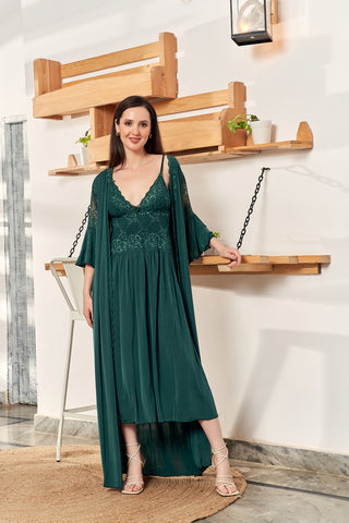Skkinvalue’s soft japanis Lycra fabric Enchanting Intimates Nightgown set  sleeps & robes for women