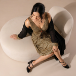 Women's Leopard Print Nightdress & Sheer Robe Set