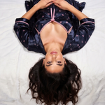 Midnight Hearts Satin Nightdress & Robe Set | Luxury Women's Sleepwear