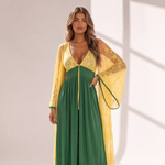 Emerald Grace Lace Nightgown & Robe Set | Luxury Women's Nightwear