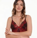 Scarlet Romance Lace Chemise Nightdress | Elegant Women's Sleepwear