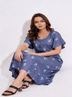 Soft Rayon Night Jumpsuit | SVSJ-1-3193 - ML