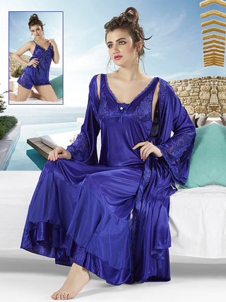 Skkinvalue’s Bridal Nightwear 4 Pcs Sets For Women