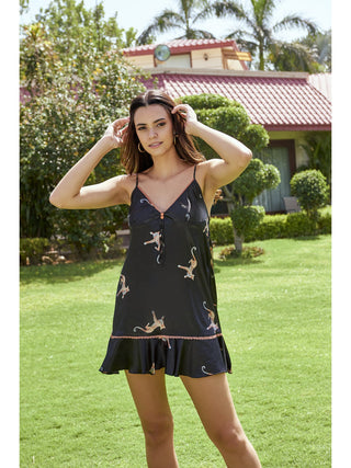 Italian Satin 2pc Bridal Nightwear Set