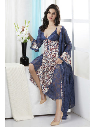 Satin 2pc Bridal Nightwear Set