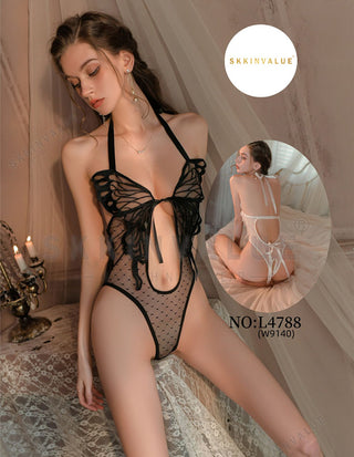 Skkinvalue’s Soft Net Fabric 1 Piece Body Suit