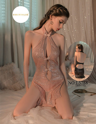 Skkinvalue’s Diamond Net Fabric  1 Piece Set