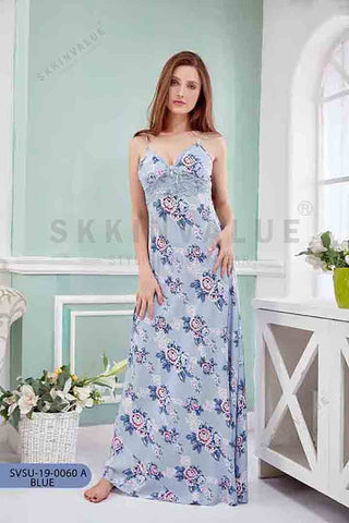 Skkinvalue’s Super Rayon Long Silps Bedroom Wear For Womens