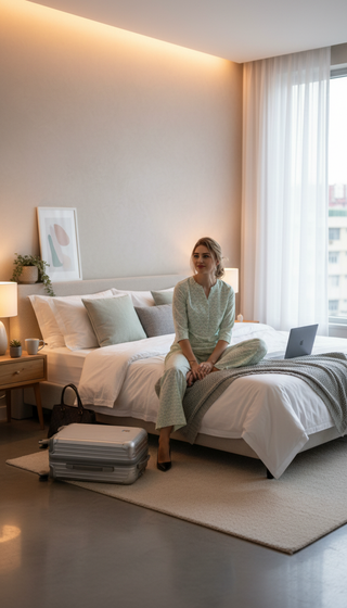 Rayon Modal Holidays & Travel Wear Geometric Print for Women’s