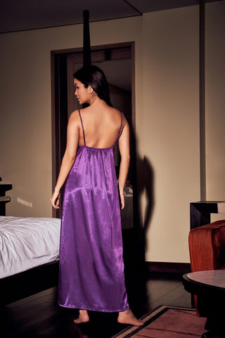 Skkinvalue’s Bridal Nightwear 6 Pcs sets With Long Robe, Capri, Long Slip & Bikini Set for Women