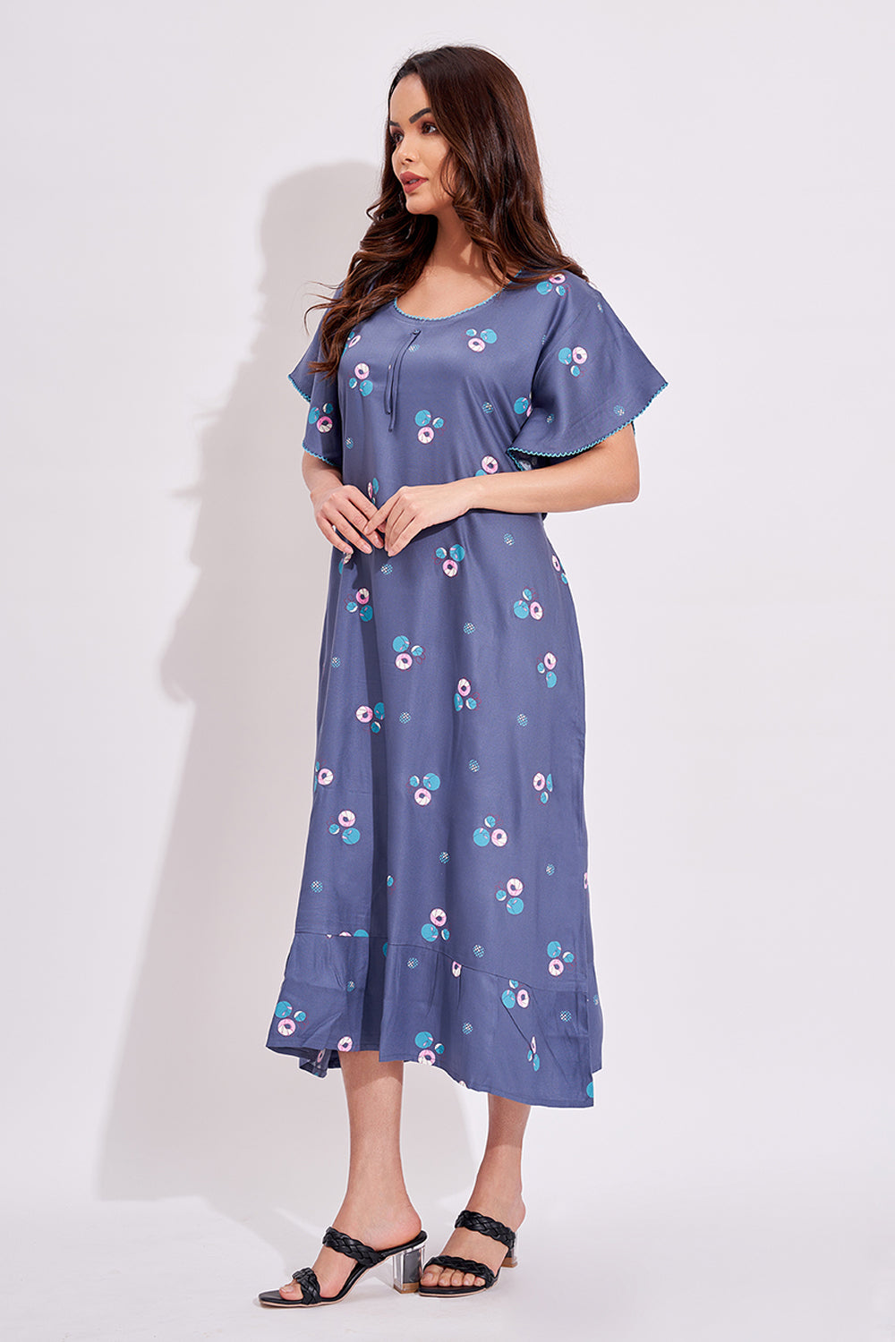 Skkinvalue's Special Free style rayon printed nighty nightgowns for wo –  skkinvalue